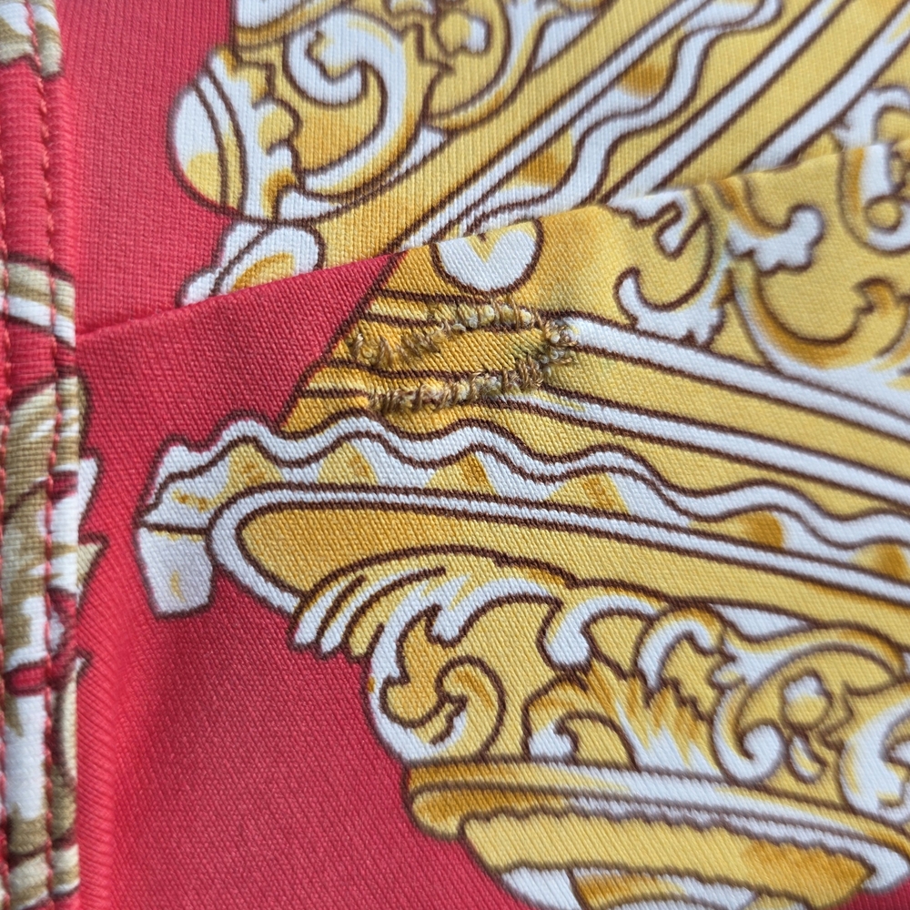 J. McLaughlin Tassel Print Top Three Quarter Sleeve - Picture 8 of 8